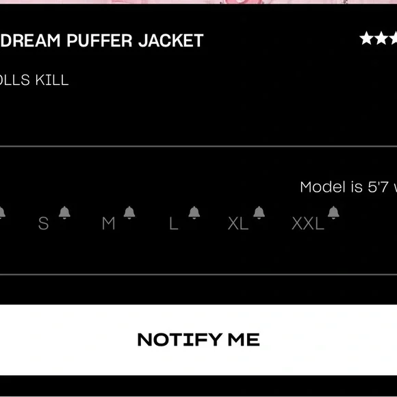 Dolls Kill Pink Faux Fur Hood Butterfly Bomber Jacket - Picture 8 of 8